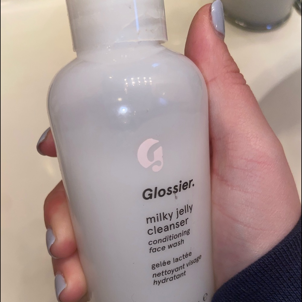BRAND NEW never used glossier milky jelly cleanser
